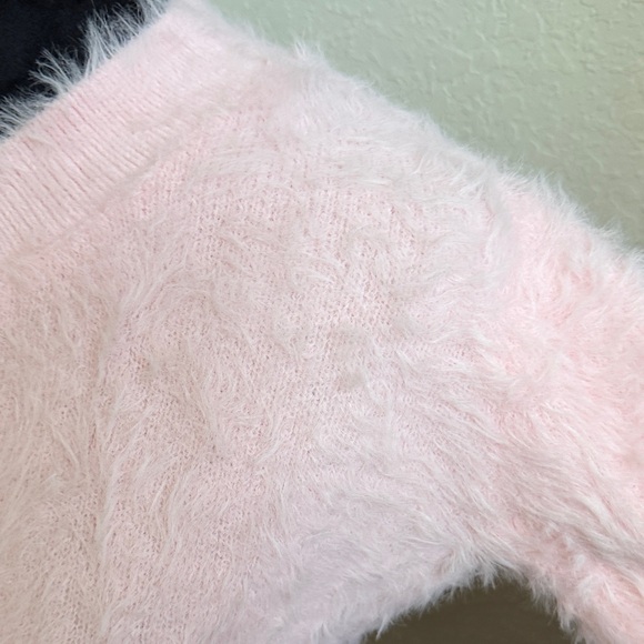 Fluffy Pink Sweater - Picture 3 of 3